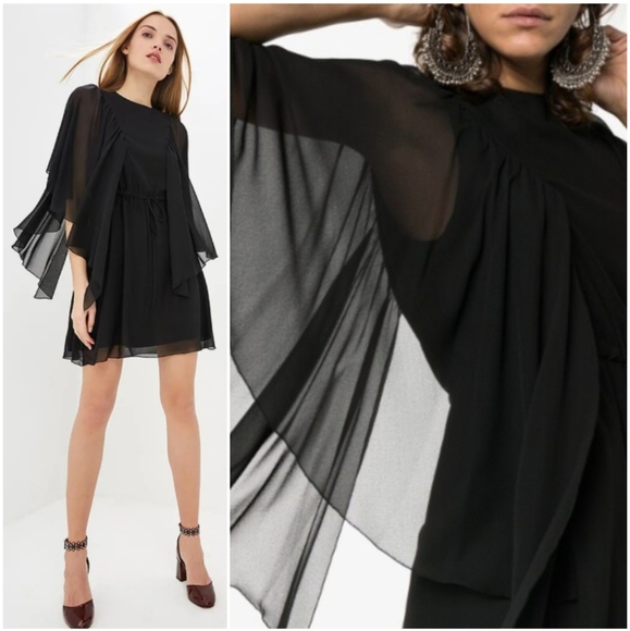 🍒NWT🍒 SEE BY CHLOE BATWING SLEEVES DRESS - Picture 2 of 12